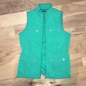 Green Tommy Hilfiger fashion vest